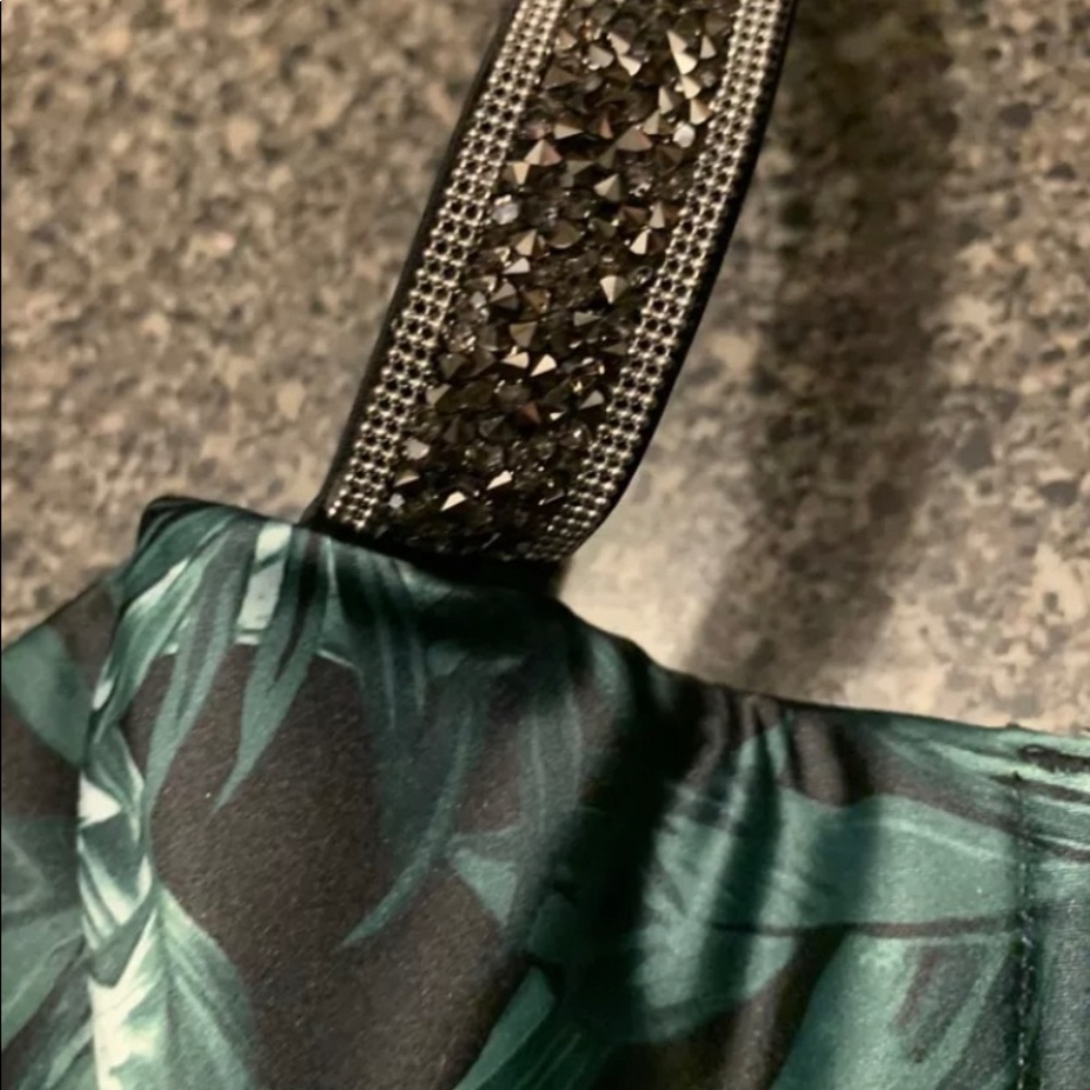 Victorias Secret Shine Strap Bling Palm Leaf Bustier Bra Very Sexy. - Picture 2 of 4